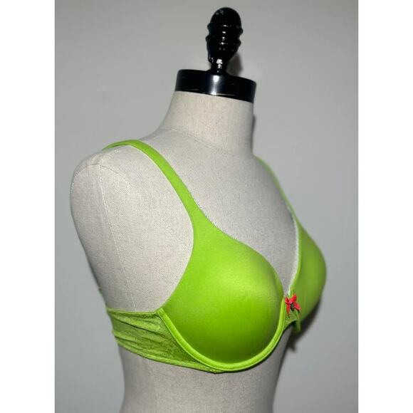 VICTORIA'S SECRET Body by Victoria Green Lined Perfect Coverage Bra Womens 36B - Picture 2 of 7